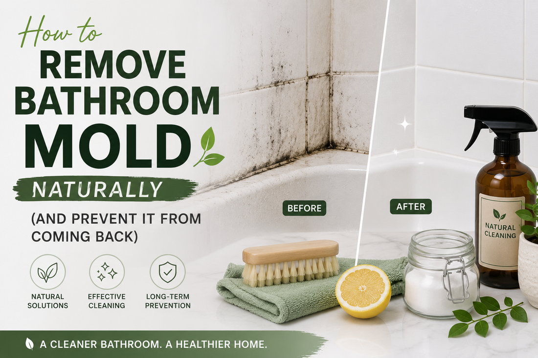PART 1 How to Remove Bathroom Mold Naturally (And Prevent It From Coming Back)