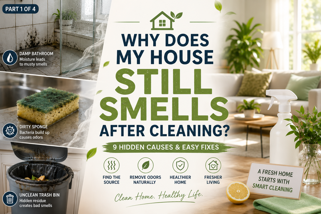 Why Does My House Still Smell After Cleaning? 9 Hidden Causes & Easy Fixes