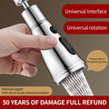 3-Mode Kitchen Faucet Splash Filter Nozzle