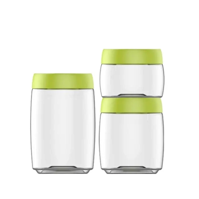 Airtight Pumpable Food Storage Vacuum Borosilicate Glass Container