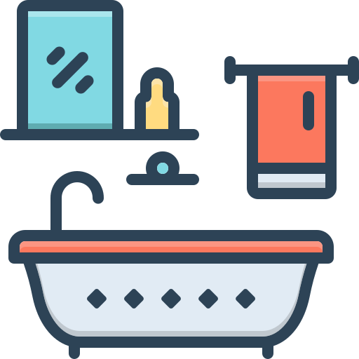 Bathroom care icons