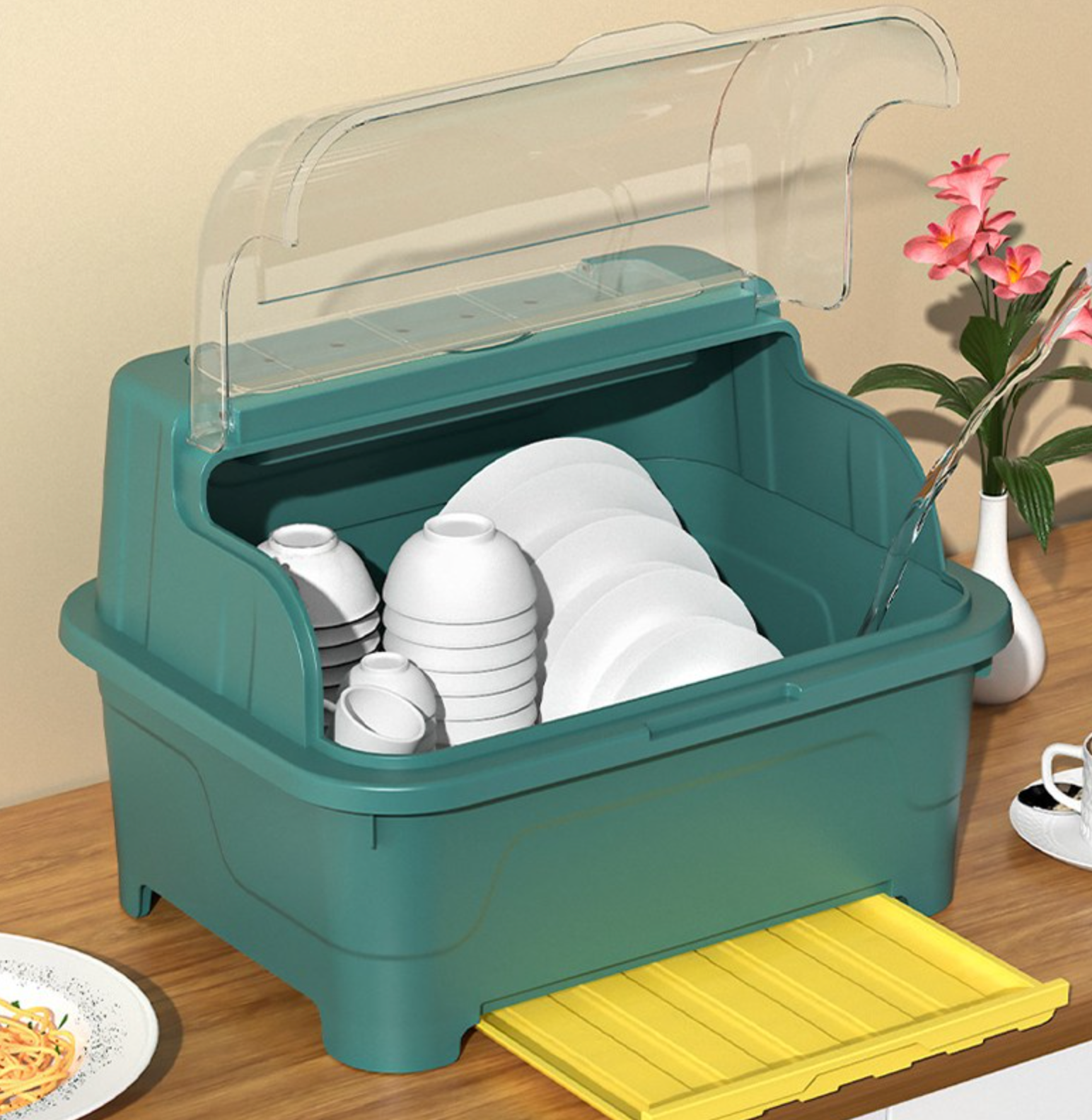 Colorful Plastic Dish Drying Rack