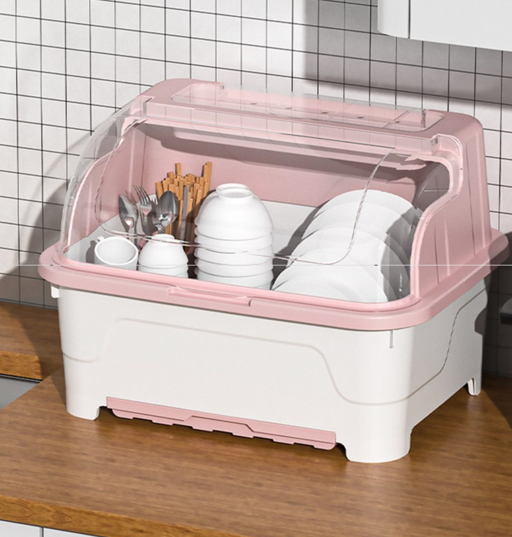 Colorful Plastic Dish Drying Rack