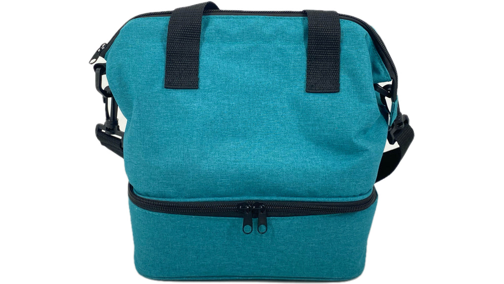 Cooler Bag Quality Multiple color Cationic Fabric Shoulder With Handle Double-Deck Bag