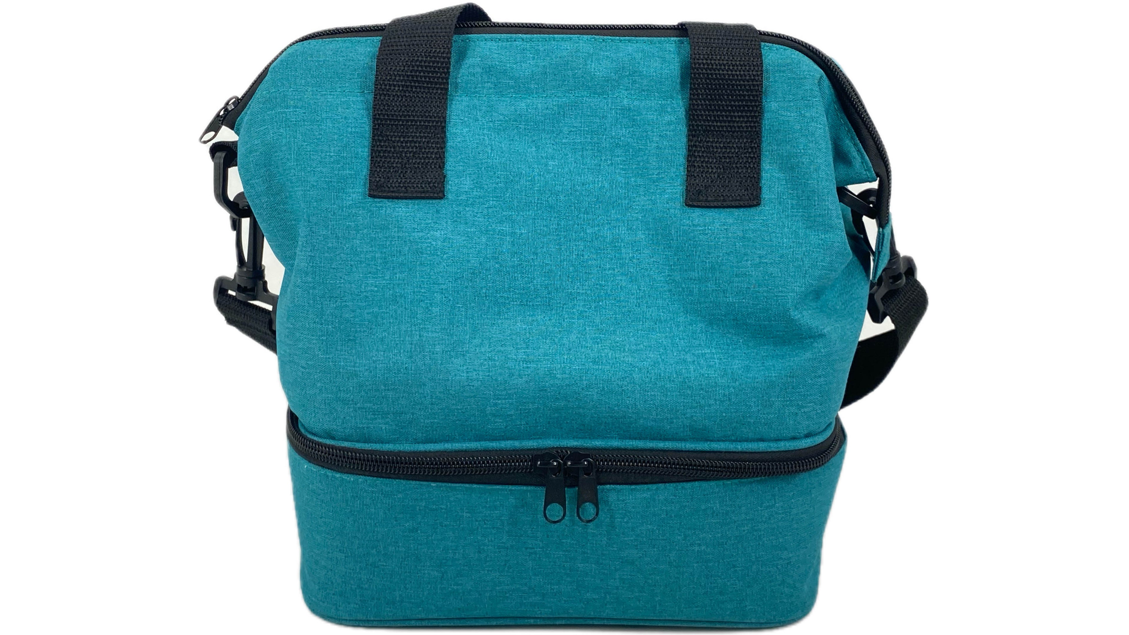 Cooler Bag Quality Multiple color Cationic Fabric Shoulder With Handle Double-Deck Bag