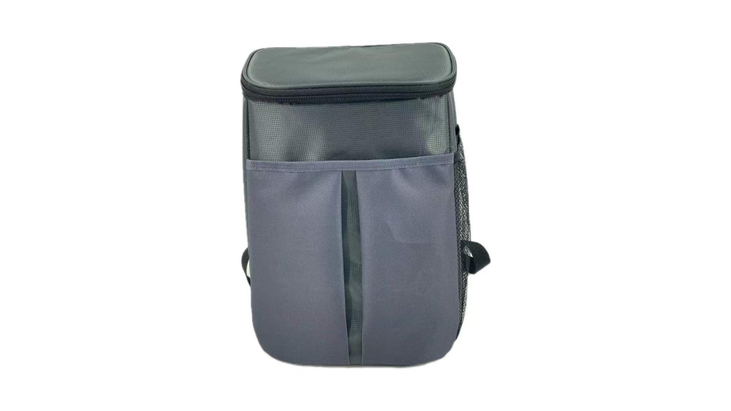 Customized Two Tone Polyester Fabric Cooler Backpack