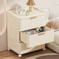 Durable 4-Layer PP Plastic Storage Cabinet with Drawers for Clothing Storage