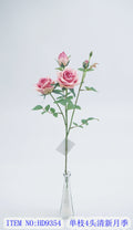 Single branch 4 fresh rose