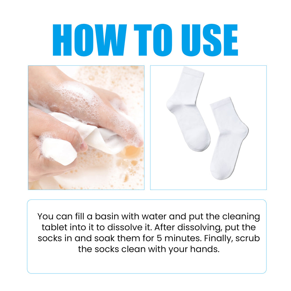 Socks Cleaning Tablets