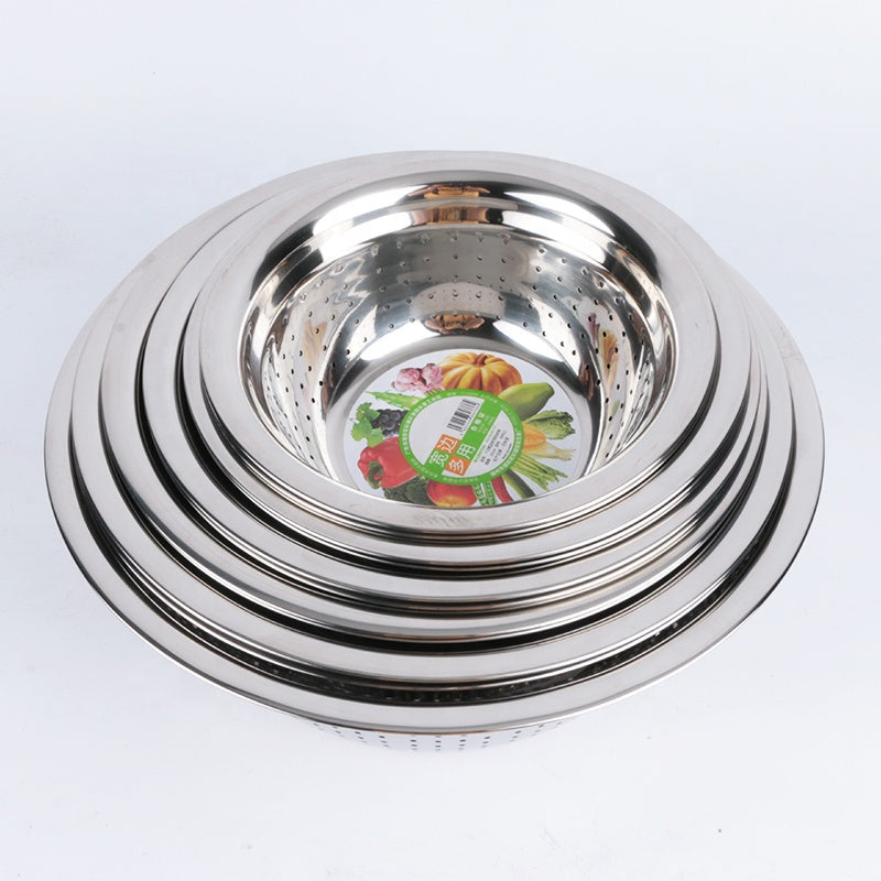 Stainless Steel Non-magnetic 1.3 Small Hole Colander Basket
