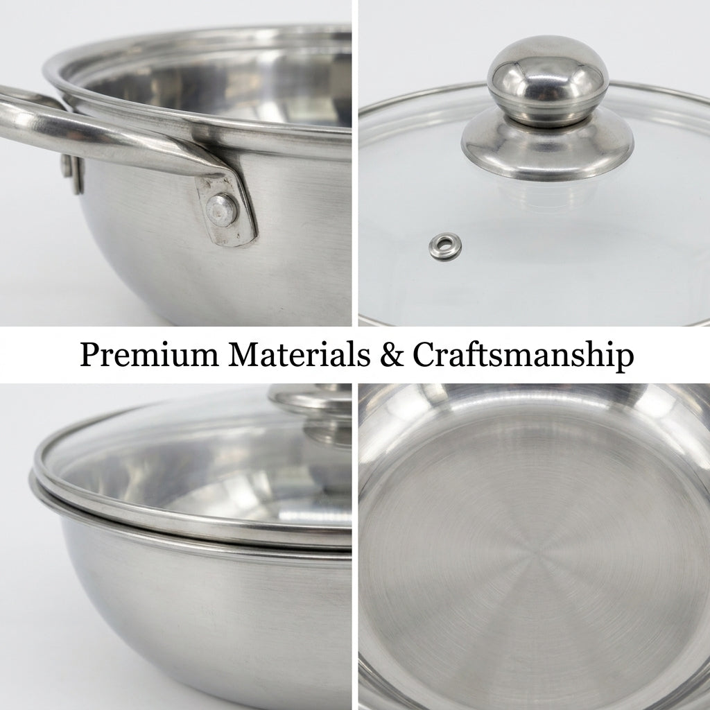 Stainless Steel Non-magnetic 2.1 Broth Pot