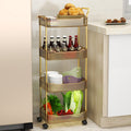 Toy Organizer Vegetable Fruit Holder Shelving Unit Bathroom Plastic Storage Rack