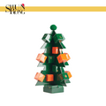 custom advent calendar box with unique tree shape